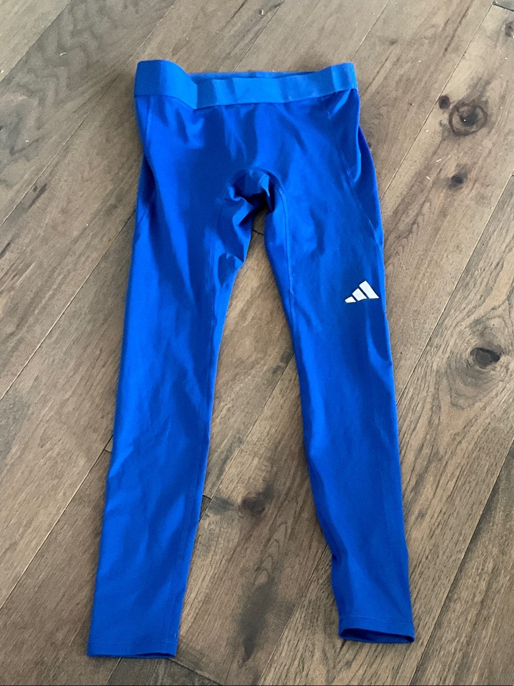 adidas Womens Volleyball Blue Athletic Leggings